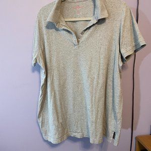 Gray polo style tee - Size 22